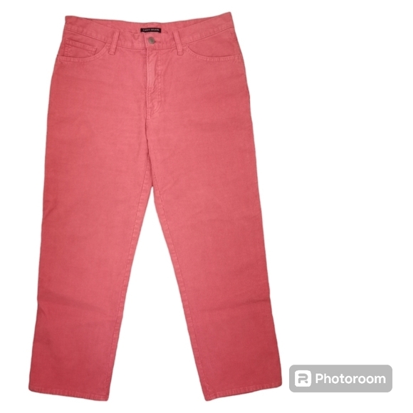 Lucky Brand Mid Rise Slim Fit Cropped Corduroy Jeans Size 12 - Picture 3 of 15